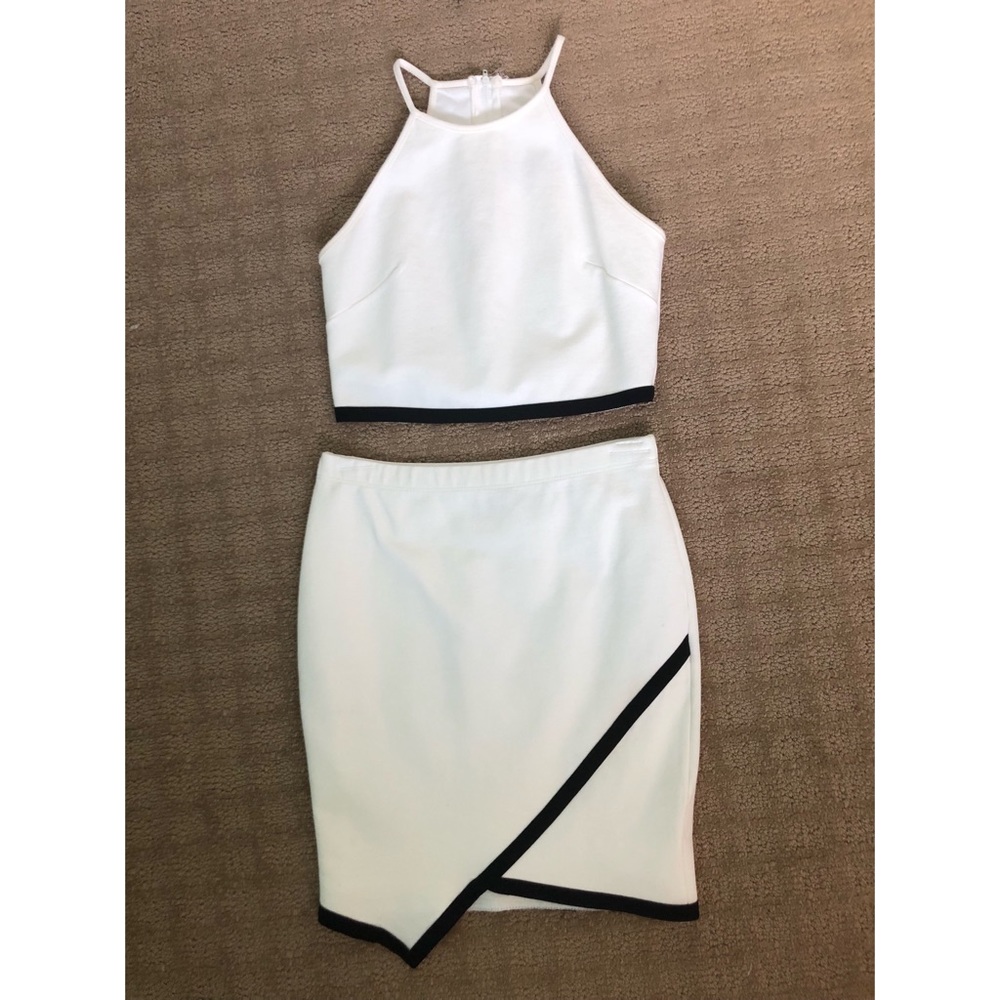 Lulu’s White Two Piece Dress
